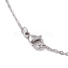 Non-Tarnish Hollow Butterfly 304 Stainless Steel Pendant Necklaces NJEW-JN04814-01-5