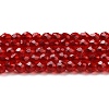 Transparent Glass Beads Strands GLAA-H021-04-24-2