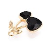 Alloy Rhinestone Pendants PALLOY-T092-24G-01-2