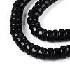 Opaque Solid Color Glass Beads Strands GLAA-N026-3x6mm-11-3