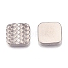 Tarnish Resistant 304 Stainless Steel Cabochons STAS-H109-01P-2
