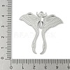 304 Stainless Steel Moth Pendants STAS-S186-08B-P-3