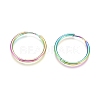Ion Plating(IP) 304 Stainless Steel Huggie Hoop Earrings LS-EJEW-F111A-25mm-Y-1