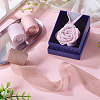 3 Rolls 3 Colors Wrinkle Polyester Ribbon OCOR-TA0002-98B-8