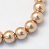 Baking Painted Glass Pearl Round Bead Strands HY-Q003-10mm-11-2