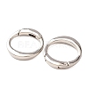 Alloy Spring Ring Clasps AL-B004-01P-B-3