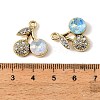 Alloy Rhinestone Pendants FIND-K032-38G-3