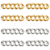 8Pcs 2 Colors Alloy Curb Chain Shoe Decorations FIND-HY0003-97-1