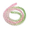 Transparent Painted Glass Beads Strands LS-DGLA-A034-T3mm-A18-5