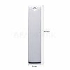 Tarnish Resistant 304 Stainless Steel Pendants STAS-I140-22C-3