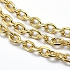 Eco-Friendly Brass Cable Chains KK-P155-53G-NR-2