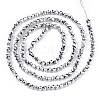 Electroplate Glass Beads Strands EGLA-T027-01S-3