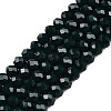 Opaque Solid Color Imitation Jade Glass Beads Strands EGLA-A044-P2mm-D12-1