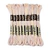 10 Skeins 6-Ply Polyester Embroidery Floss OCOR-K006-A23-1