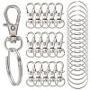 25Pcs Alloy Swivel Lobster Claw Clasps PALLOY-CJ0003-02-1