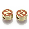 Alloy Enamel Beads X-ENAM-S122-028N-NR-2