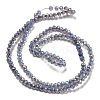 Transparent Baking Paint Glass Beads Strands DGLA-F002-02A-01-3