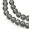 Baking Paint Transparent Glass Bead Strands GLAA-S031-10mm-12-3