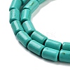 Synthetic Turquoise Beads Strands X-TURQ-G120-4x6mm-13-2