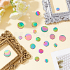 40Pcs Ion Plating(IP) 304 Stainless Steel Charms STAS-DC0005-79-3