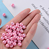 Opaque Acrylic Beads X-MACR-S370-D8mm-A02-5
