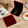 Square Velvet Jewelry Gift Boxes CON-WH0089-113A-5