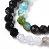 Natural & Synthetic Mixed Gemstone Beads Strands G-D080-A01-01-02-3