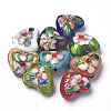 Handmade Cloisonne Beads X-CLB-S006-08-1