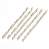 Brass Rhinestone Cup Chains Tassel Big Pendants KK-R129-10G-1