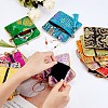  14Pcs 14 Colors Chinese Brocade Tassel Zipper Jewelry Bag Gift Pouch ABAG-NB0001-21-3