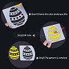 Easter PET Plastic Hollow Out Drawing Painting Stencils Templates DIY-WH0349-107-6