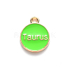 Alloy Enamel Pendants X-ENAM-S124-01B-06C-3