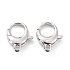 Brass Lobster Claw Clasps KK-D065-02P-2