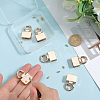 6Pcs Zinc Alloy Bag Buckles FIND-GF0006-89B-3