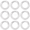 12Pcs Brass Spring Gate Rings KK-SC0008-03P-1