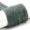 Electroplate Transparent Glass Beads Strands GLAA-H021-01A-FR01-1