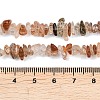 Natural Black Gold Rutilated Quartz Beads Strands G-G905-20A-3