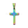 Ion Plating(IP) 304 Stainless Steel Pendants STAS-H389-13M-1