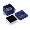 Ribbon Bow Cardboard Rings Jewelry Gift Boxes CBOX-N013-023-4