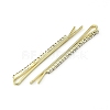 Metal Rhinestone Hair Bobby Pins FIND-WH0152-33G-2
