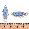 Alloy Enamel Pendants FIND-C037-16G-02-1-3