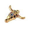 304 Stainless Steel Enamel Pendants X-STAS-G386-01G-02-2