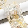 Natural Topaz Beads Strands G-C179-F04-01-2