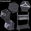 1 Set Acrylic Earring Display Stands EDIS-CP0001-14C-6