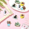 10Pcs 5 Styles Alloy Enamel Pandants FIND-YW0005-71-4