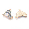 Marine Animals Alloy Enamel Pendants ENAM-T022-34J-2