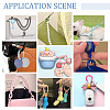   24Pcs 12 Colors Spray Painted Alloy Spring Gate Rings FIND-PH0009-68-6