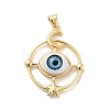 Opaque Resin Pendants KK-G419-09G-05-2
