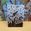 Musical Note Plastic Embossing Folders PW-WG46352-01-2