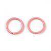 Spray Painted Iron Open Jump Rings IFIN-F149-B08-1